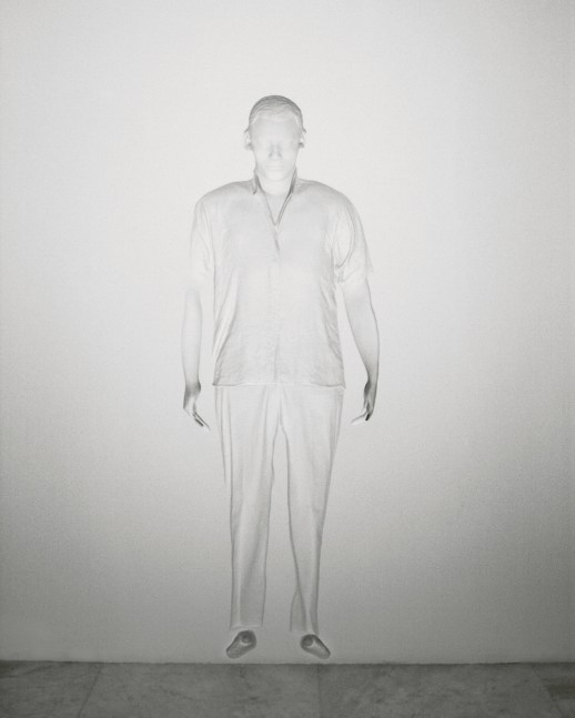 In, But Out, 2005
Fiberglass cast from self and acrylic
78″ x 32″ x 8″