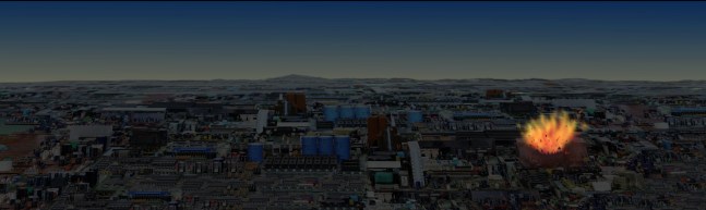 it was one of those moments-whether or not they actually did happen, he would never know for sure-that assumed gargantuan proportions, becoming thresholds, epiphanies against which he measures his life, 2001

C Print on Aluminum

14&amp;quot; x 47&amp;quot;