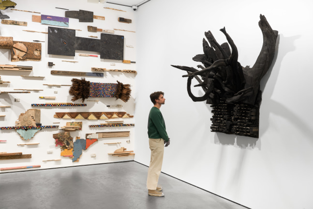 Installation view | Leonardo Drew, Goodman Gallery London 2022. Photographer Alexander James Edwards&amp;nbsp;