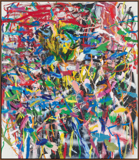 Misheck Masamvu

Ghosts under the Bed, 2022

Oil on canvas

Image: 150 x 130 cm (59.1 x 51.2 in.)

Frame: 155 x 133 x 7 cm (61 x 52.4 x 2.8 in.)

Unique