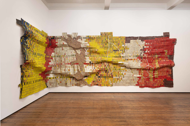 El Anatsui, Freedom, Installation view, Goodman Gallery Cape Town