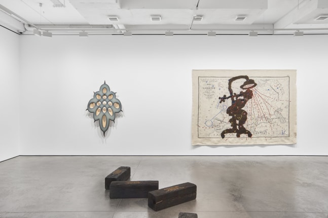 Installation view | Marian Boesky Gallery x Goodman Gallery, Fragile Crossings, 2022. Image: Alexander James Edwards