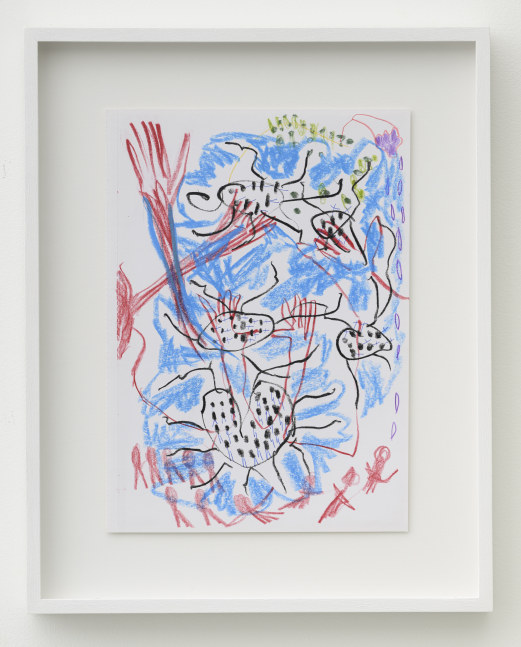 P&amp;eacute;lagie Gbaguidi

De-Fossilization Of The Look, Dialogue With Madonna Del Parto, 2018

Coloured charcoal and coloured pencil on paper

Frame: 40.8 x 32.5 cm (16.1 x 12.8 in.)

Unique