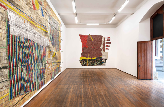 El Anatsui, Freedom, Installation view, Goodman Gallery Cape Town