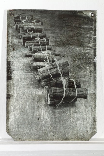 Jeremy Wafer

In collaboration with Colleen Wafer Bundles, Pietermaritzburg, 1978, 2014

Photoemulsion on galvanised steel

Work: 20 x 14 cm (7.9 x 5.5 in.)

Unique

Enquire