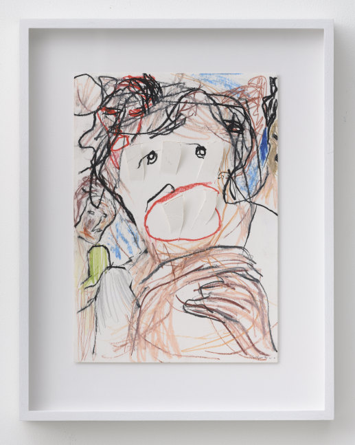 P&amp;eacute;lagie Gbaguidi

Care, 2020

Dry pastel on paper

Frame: 41 x 32.1 cm (16.1 x 12.6 in.)

Unique