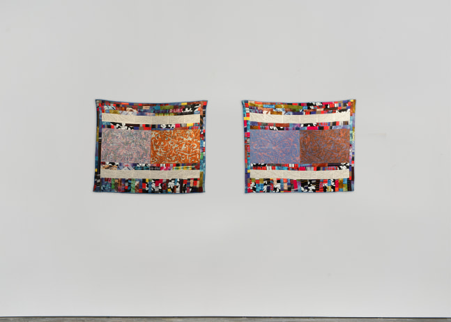 Faith Ringgold

South African Love Story #2: Part I and II (diptych), 1985-87

Intaglio on canvas, with pieced fabric border

Work: 160 x 193 cm (63 x 76 in.)

Unique

&amp;nbsp;

Enquire