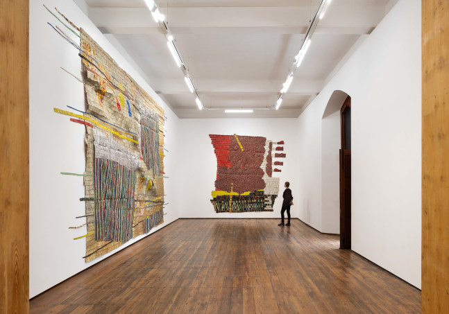 El Anatsui, Freedom, Installation view, Goodman Gallery Cape Town