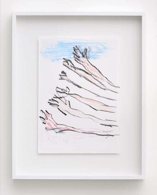 P&amp;eacute;lagie Gbaguidi

De-Fossilization Of The Look, Dialogue With Madonna Del Parto, 2018

Coloured charcoal and coloured pencil on paper

Frame: 40.8 x 32.5 cm (16.1 x 12.8 in.)

Unique