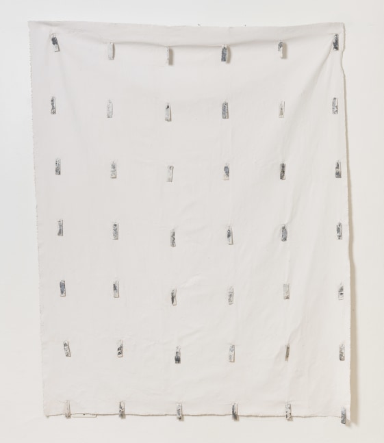 Jeremy Wafer

Lime, 2023

Cloth, salt and steel

100 x 15 x 75 cm / 39.4 x 5.9 x 29.5 in.

Unique