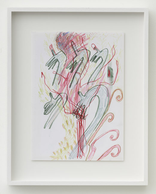P&amp;eacute;lagie Gbaguidi

De-Fossilization Of The Look, Dialogue With Madonna Del Parto, 2018

Coloured charcoal and coloured pencil on paper

Frame: 40.8 x 32.5 cm (16.1 x 12.8 in.)

Unique
