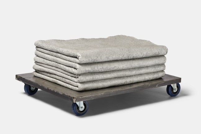 Jeremy Wafer

Pile, 2023

Blankets, aluminium bitumen paint, steel

87 x 63 x 35 cm / 34.3 x 24.8 x 13.8 in.

Unique