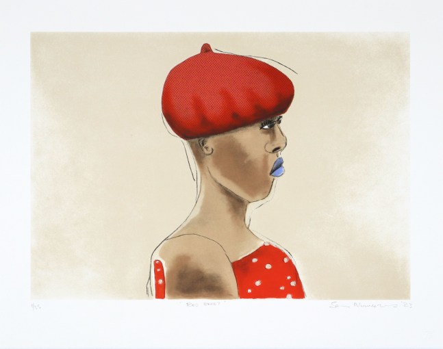 Red Beret, 2023
Hand-printed lithograph

Image: 33 x 47 cm (13 x 18.5)

Paper: 43.5 x 55 cm (17 x 21.6)

STD 7/35

Enquire