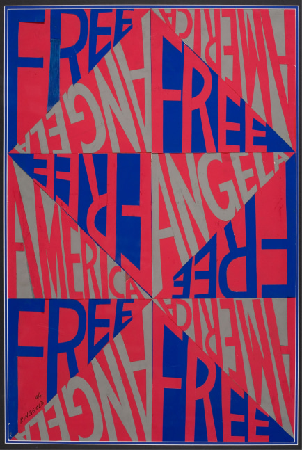 Faith Ringgold

America Free Angela, 1971

Cut paper

Work: 76.2 x 50.8 cm (30 x 20 in.)

Unique

&amp;nbsp;

Enquire