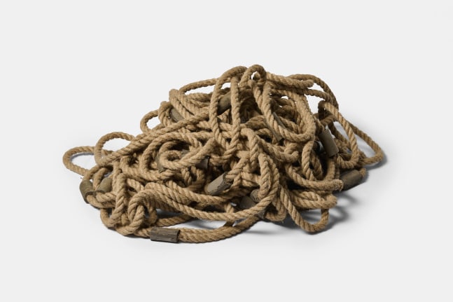 Jeremy Wafer

Fathom 2, 2023

Rope, cement

Various Dimensions

Unique