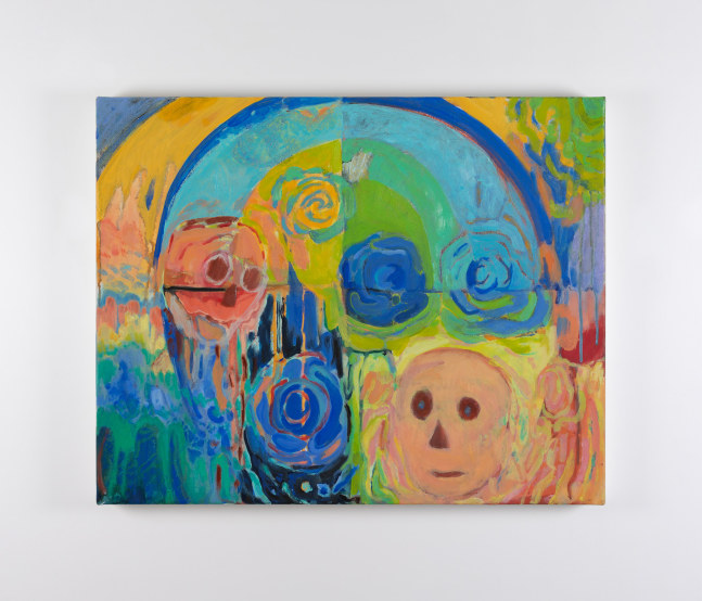 I am nothing but lilies and roses 2020-21
water-based oil on canvas
40 x 50 x 2 cm / 15.7 x 19.7 x .8 in&amp;nbsp;