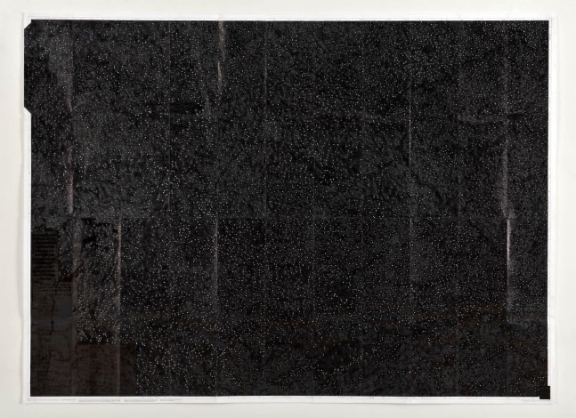 Kathy Prendergast, BLACK MAP SERIES (Germany South)