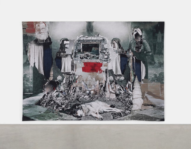 Ailbhe N&amp;iacute; Bhriain&amp;nbsp;

Interval VII,&amp;nbsp;2025

Jacquard tapestry, cotton, wool, silk, edition of 3 + 2AP

280 x 406.5 cm / 110.2 x 160 in&amp;nbsp;