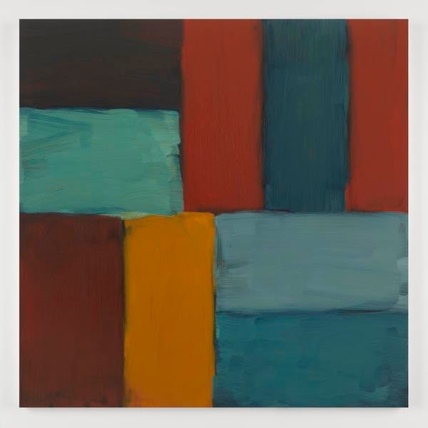 Wall of Light Orange Blue