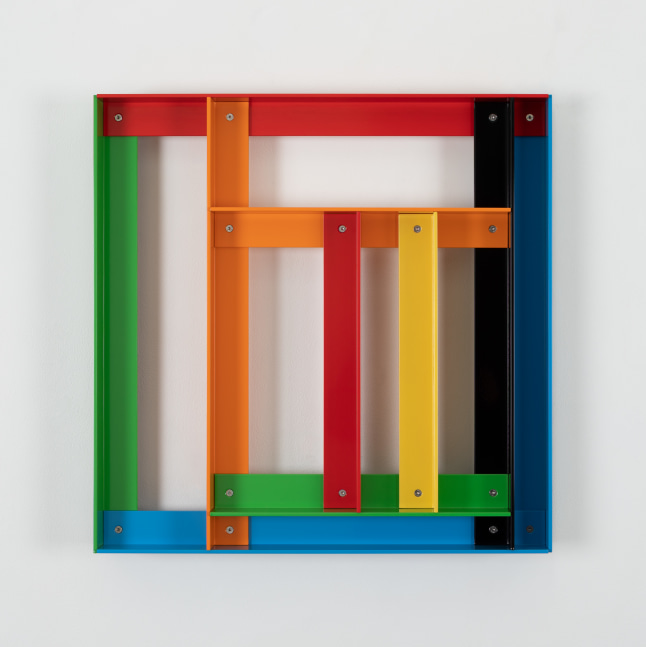 Liam Gillick
Retention Complex
2022
powder-coated aluminium
60 x 60 cm / 23.6 x 23.6 in&amp;nbsp; &amp;nbsp;
