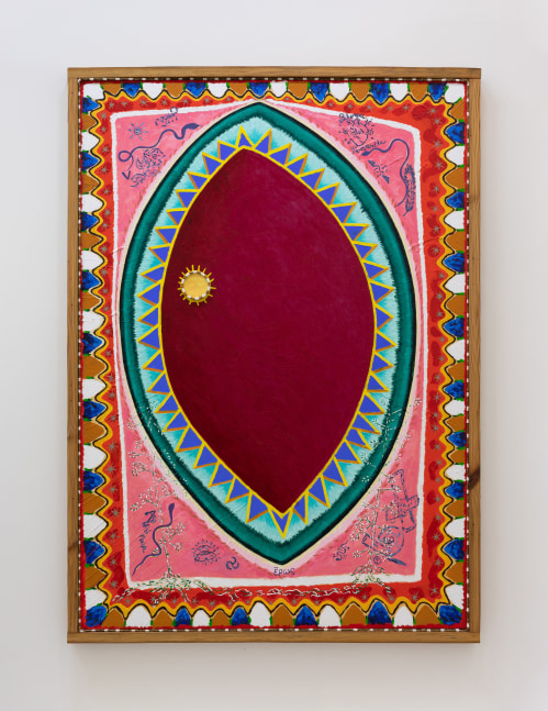 Cycles of Existential Rhyme,&amp;nbsp;2020-21
oil, rope, nails and wood on canvas&amp;nbsp;
180.3 x 129.5 cm / 71 x 51 in&amp;nbsp;