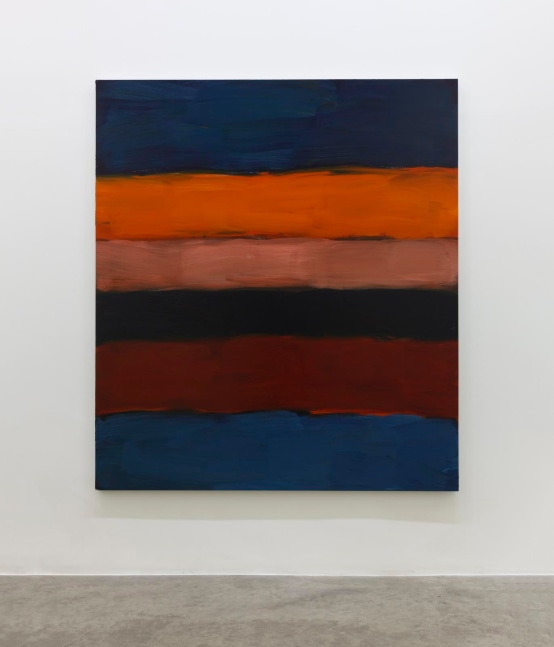 Sean Scully, Landline Burgundy,&amp;nbsp;2017, Oil on aluminum, 215.9 x 190.5 cm / 85 x 75 in
&amp;nbsp;