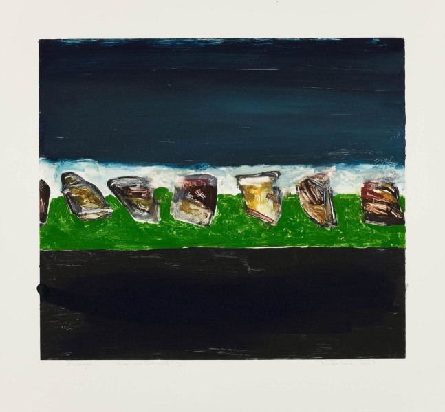 Barrie Cooke  Rocks and Dark Water II Cill Rialaig 2009