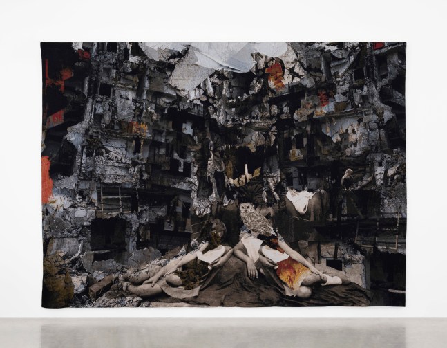 Ailbhe N&amp;iacute; Bhriain
Interval VI, 2023
Jacquard tapestry, cotton, wool, silk, Lurex, edition of 3 + 2AP
294.5 x 408 cm / 115.9 x 160.6 in&amp;nbsp; &amp;nbsp;