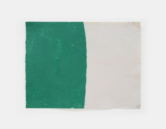 Untitled,&amp;nbsp;2003
gouache on handmade Echizen kozo washi paper
50 x 60 cm / 19.7 x 23.6 in