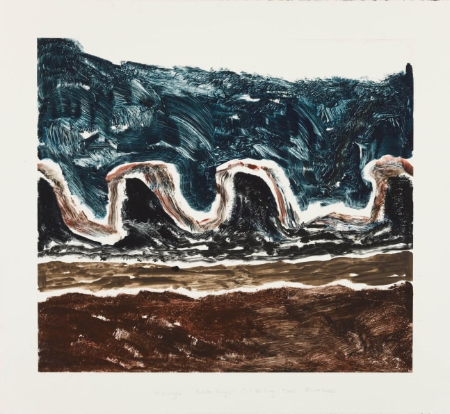 Barrie Cooke  Potato Ridges Cill Rialaig