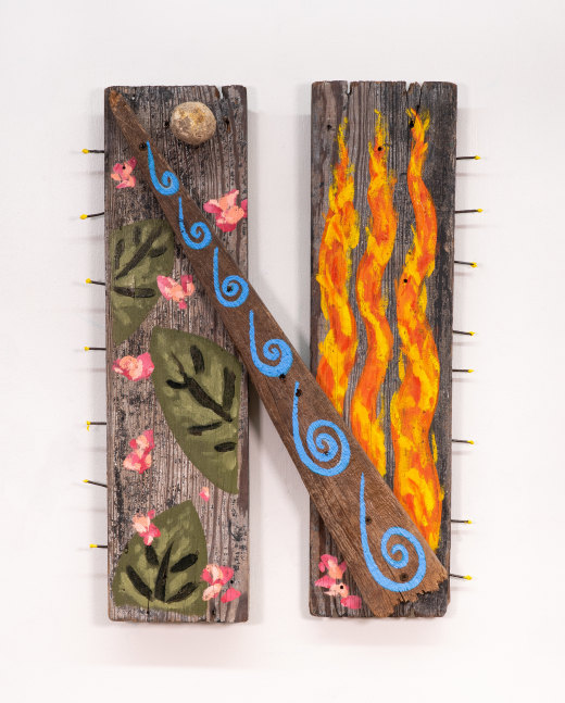 Daniel Rios Rodriguez&amp;nbsp;
XF, 2020
oil nails and potato stone on wood
54.6 x 39.4 cm / 21.5 x 15.5 in&amp;nbsp; &amp;nbsp;

&amp;nbsp;