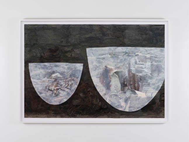 Guggi
Robbie and me 3, 2023
mixed media on paper
85 x 125 cm /&amp;nbsp;33.5 x 49.2 in framed