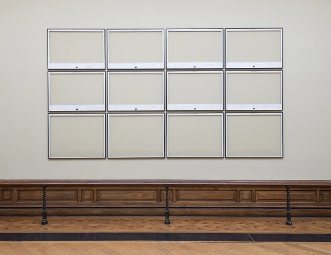 Kathy Prendergast&amp;nbsp;
The World in 12 Pieces, 2014-15
modified maps in aluminum frames, edition of 3 and 1AP
430 x 280 x 3 cm / 169.3 x 110.2 x 1.2 in&amp;nbsp;

&amp;nbsp;