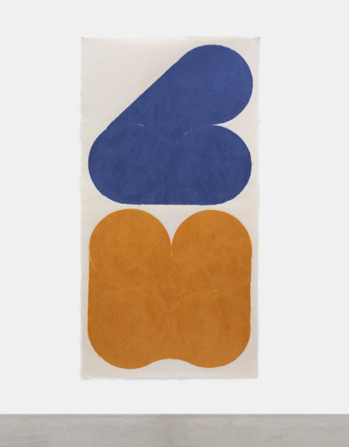 Richard Gorman&amp;nbsp;

Untitled,&amp;nbsp;2014

dye on handmade Echizen kozo washi paper

190 x 99 cm / 74.8 x 39 in paper size