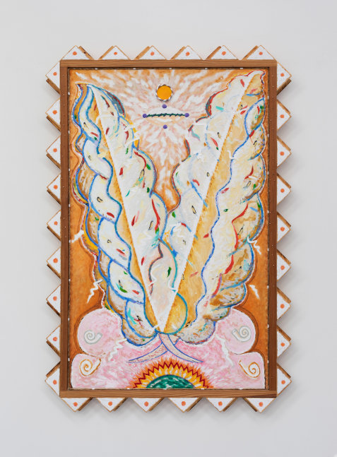 Daniel Rios Rodriguez&amp;nbsp;
Las Nubes, 2020-21
oil, styrofoam and rope on canvas with wood frame.
170.2 x 111.8 cm / 67 x 44 in