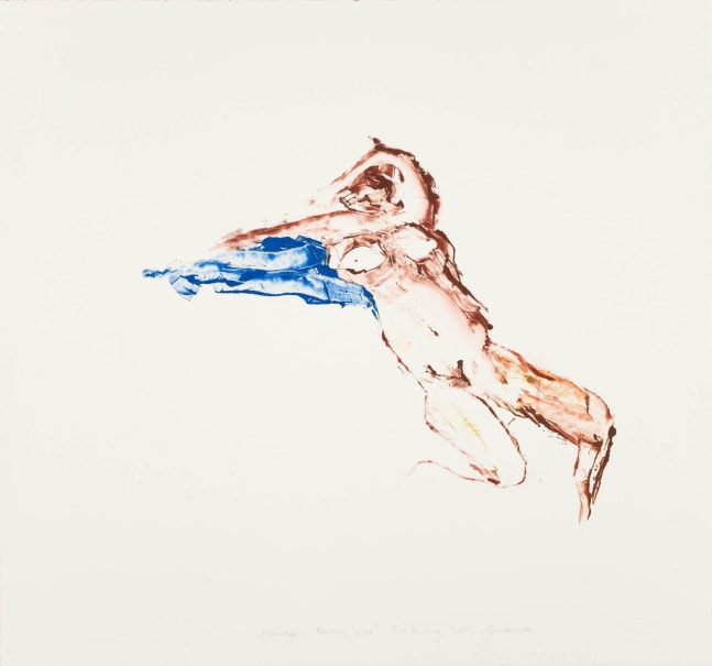 Barrie Cooke  Reclining Nude Cill Rialaig