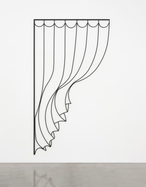 Isabel Nolan
For elsewhere,&amp;nbsp;2024
painted mild steel
260 x 146 x 1 cm / 102.4 x 57.5 x .4 in