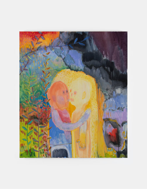 Isabel Nolan Eurydice (dead again...) and Orpheus, 2022 water-based oil on canvas