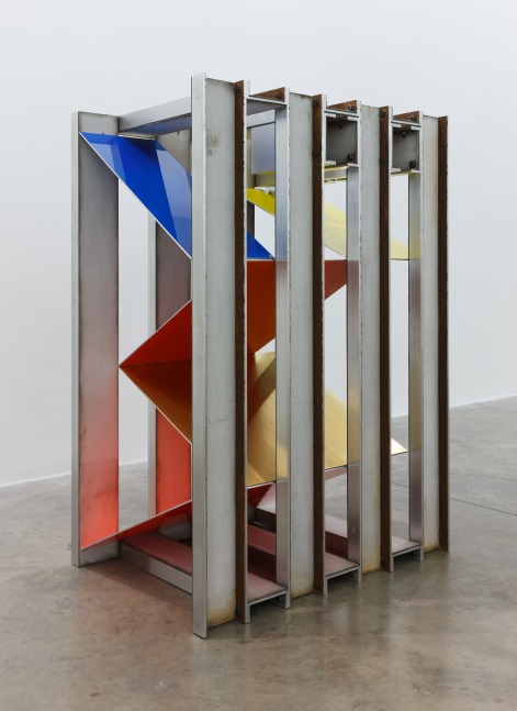 Siobh&amp;aacute;n Hapaska&amp;nbsp;
winter sun at 19:48 hrs, 2017
aluminium, steel, concrete cloth, brass, paint&amp;nbsp;
150 x 106.6 x 75 cm / 59.1 x 42 x 29.5 in&amp;nbsp;

&amp;nbsp;