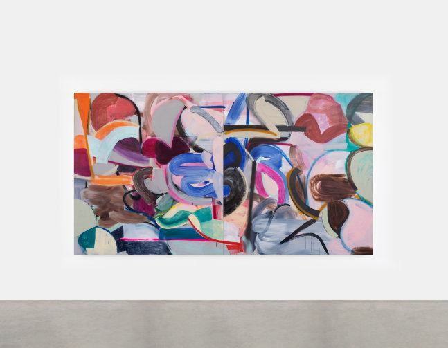 Liliane Tomasko&amp;nbsp;

The Good, The Bad, and the Other, 2024

acrylic and acrylic spray on aluminium, two panels

193 x 355.6 cm / 76 x 140 in &amp;nbsp;

each panel 193 x 178 x 3 cm /&amp;nbsp;76 x 70.1 x 1.2 in