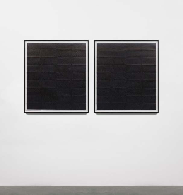 Kathy Prendergast
Black Map &amp;ndash; Czech Republic, 2016
ink on printed paper diptych
119.8 x 106.3 cm / 47.2 x 41.9 in each framed&amp;nbsp;
