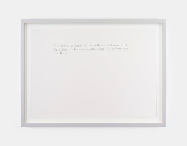 Isabel Nolan Untitled pencil on paper