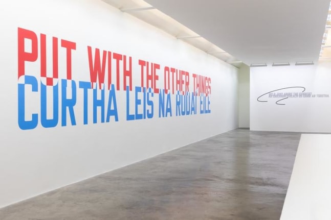 Lawrence Weiner, Kerlin Gallery, February - May 2021
