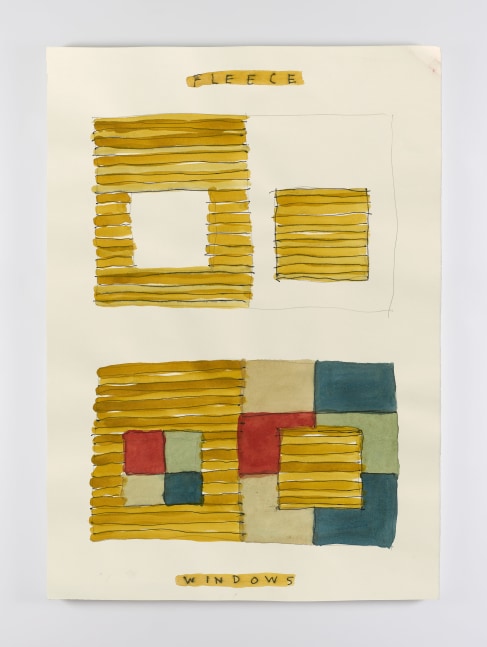 Fleece Windows&amp;nbsp;
2021
ink and watercolour on paper
53 x 38 cm / 20.9 x 15 in &amp;nbsp;&amp;nbsp;