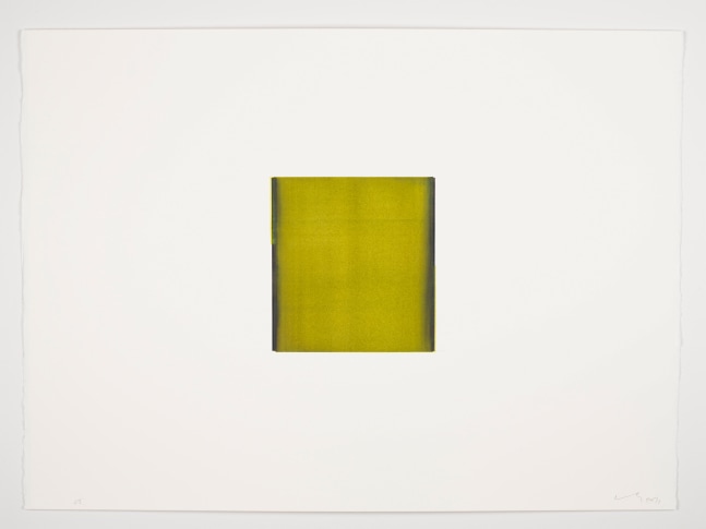 Callum Innes&amp;nbsp;
Paynes Grey / Chrome Yellow, 2011
watercolour on Canson Heritage 640gsm
56 x 77 cm / 22 x 30.3 in&amp;nbsp;&amp;nbsp;