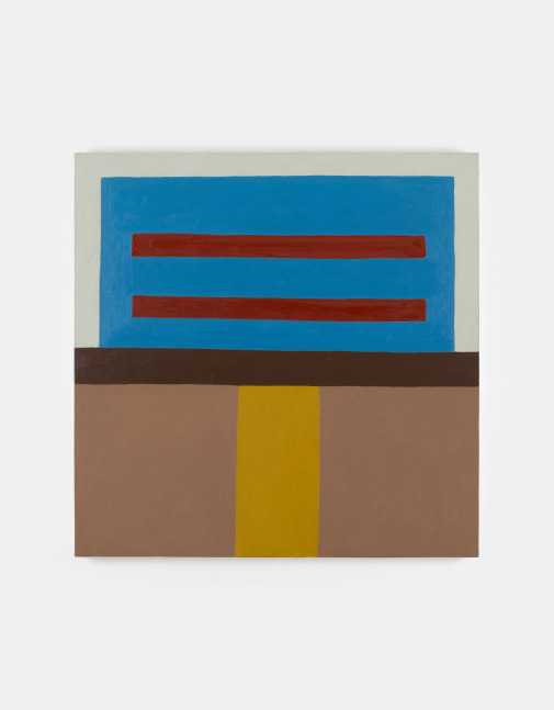 Nathalie Du Pasquier&amp;nbsp;

two little squares,&amp;nbsp;2024

oil on canvas

50 x 100 cm / 19.7 x 39.4 in&amp;nbsp;&amp;nbsp;