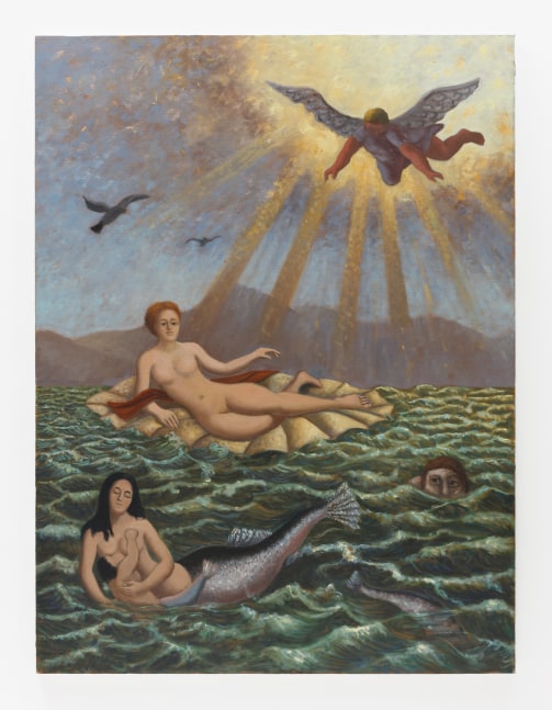 Stephen McKenna&amp;nbsp;
Angel, Venus &amp;amp; Mermaid,&amp;nbsp;2003
oil on canvas
160 x 120 cm / 63 x 47.2 in&amp;nbsp; &amp;nbsp;