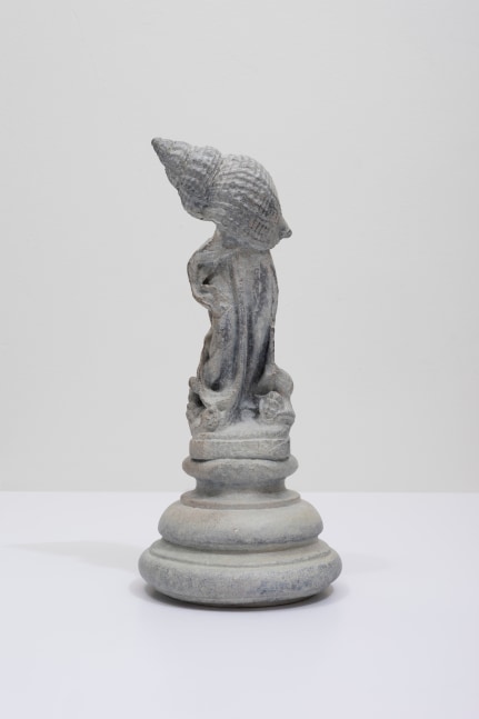 Dorothy Cross  Whelk Madonna 2024 cast bronze with white patina,