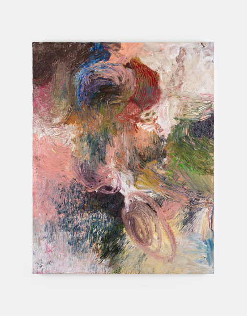 James Cabaniuk&amp;nbsp;

Double Edging, 2025
oil paint, spray paint and glitter on canvas

230 x 180 cm / 90.6 x 70.9 in&amp;nbsp; &amp;nbsp;