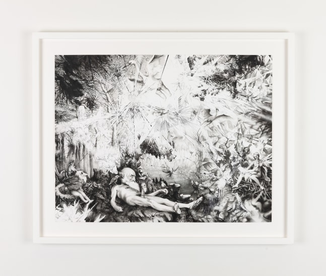 Eoin Mc Hugh&amp;nbsp;
Orzchis caldemia, 2018-2019
acrylic ink and watercolour on paper
56 x 72.5 cm / 22 x 28.5 in paper size&amp;nbsp;
70.5 x 87 cm / 27.8 x 34.3 in framed&amp;nbsp;&amp;nbsp;

&amp;nbsp;